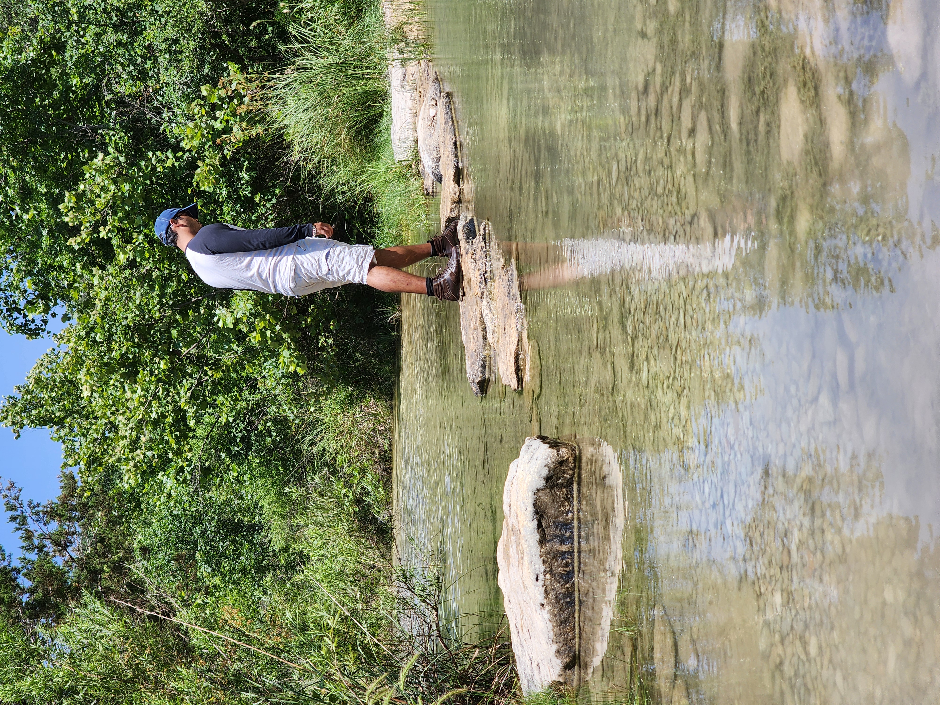 Stepping stones in Lost Maples